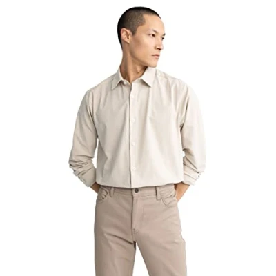 Abbildung von DeFacto Herren Z5182AZ Tunic Shirt, Stone, S