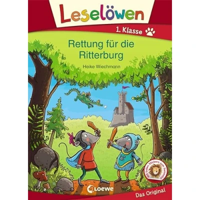Abbildung von Leselöwen 1. Klasse Rettung für die Ritterburg: Erstlesebuch Kinder ab 6 Jahre