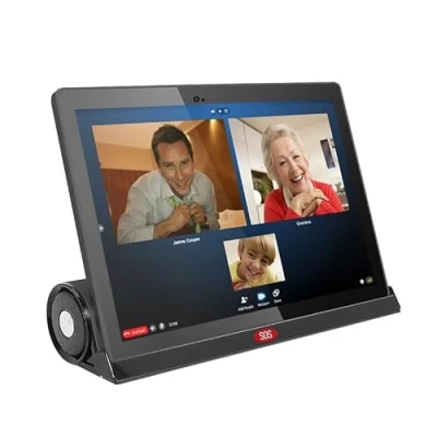 Abbildung von Lipa F50 Senioren Tablet Handy Telefon 4G Mit Dockingstation 10,1 Zoll SIM Android 13 SOS Notruftaste GPS