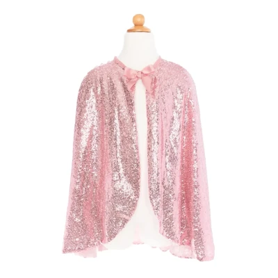 Abbildung von Great Pretenders 50925 Precious Pink Sequins Cape, Größe 34 36 único Mützen, Masken und Partyzubehör, bunt