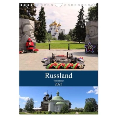 Abbildung von Russland Terminplaner (Wandkalender 2025 DIN A4 hoch), CALVENDO Monatskalender