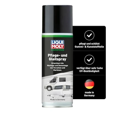 Abbildung von LIQUI MOLY Camping Pflege und Gleitspray 200 ml Reinigung/Pflege/Wartung Art. Nr.: 21808, farblos
