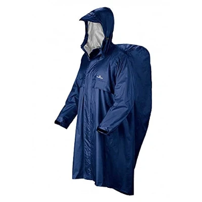 Abbildung von Ferrino Unisex 78121hbbsm.1siz Poncho, blau, One size