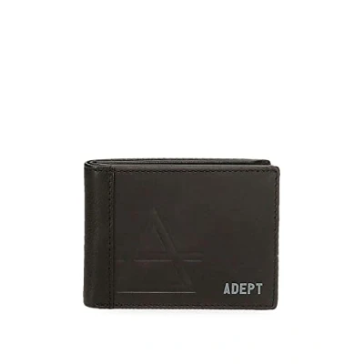 Abbildung von Adept Jim Vertikal Geldbörse mit braun 8,5 x 10,5 1 cm Leder, braun, Vertikale