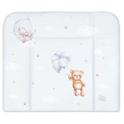 Abbildung von Wickelauflage Wickelkommode Auflage Baby 75 x 72 cm Wickelmatte Wickeltischauflage Wasserfest Wickelunterlage Weich Teddybären B