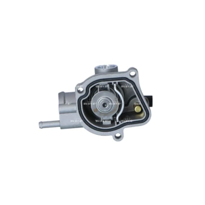 Abbildung von NRF 725153 Kühlwasserthermostat 85 mit Sensor, Dichtring Gehäuse MERCEDES BENZ: E Klasse Limousine, T modell