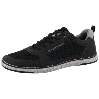 Abbildung von TOM TAILOR Sneaker, Freizeitschuh, Halbschuh, Schnürschuh mit Kontrast Rahmennaht