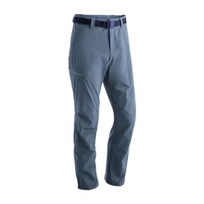 Abbildung von Maier Sports Nil, Herren Wanderhose, Wasserabweisende Outdoorhose für Trekking und Hiking, PFC frei, mSTRETCH pro 4 &amp; Dryprotec, Rollup Funktion, Blau, 28 (W40/L31)