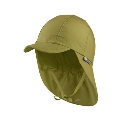 Abbildung von Sterntaler Unisex Nackenschutz Cap für Kinder, Größe: 53, Mittelgrün