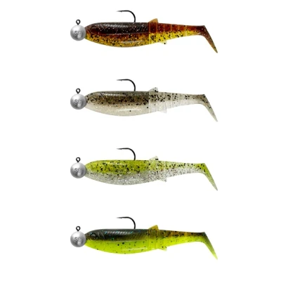Abbildung von Savage Gear Kunstköder, Cannibal Shad 6.8cm 3g+5g #1/0 Gummifisch Set Clear Water