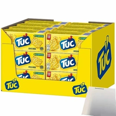 Abbildung von TUC Cracker Original Salzgebäck VPE (24x100g Packung) + usy Block