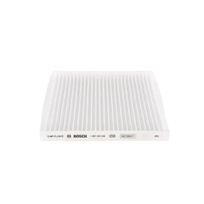 Abbildung von BOSCH 1 987 432 246 Innenraumfilter Partikelfilter 210 224 21 NISSAN: Note II Hatchback, MICRA 4, Sunny Limousine
