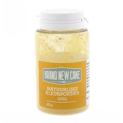 Abbildung von BrandNewCake® Natürlicher Gelber Farbpulver 25g Essbare Lebensmittelfarbe Perfekt zum Backen