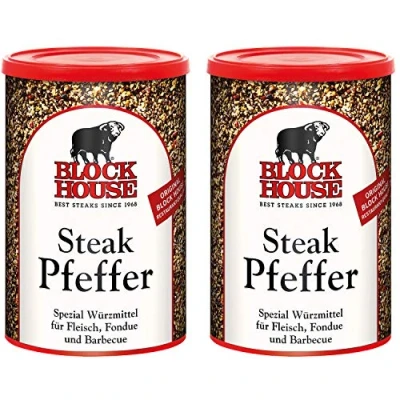 Abbildung von Block House Steak Pfeffer 200g Dose, 2er Pack (2 x 200 g)