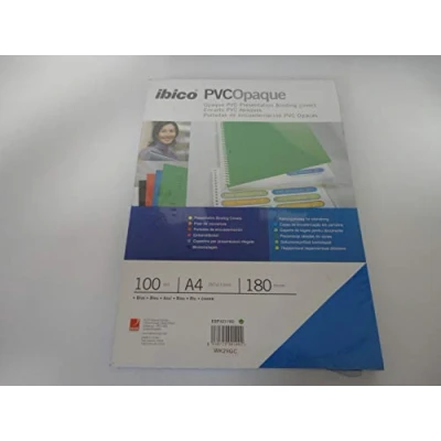 Abbildung von GBC ESP421160 Einbanddeckel A4, PVC Opaque, 200 my, 100 Stück, glänzend blau