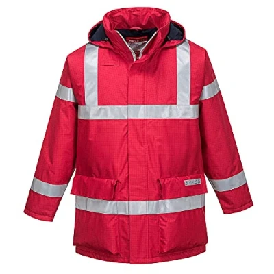 Abbildung von Portwest Bizflame FR Antistatic Jacket Color: Red Talla: Large