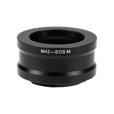 Abbildung von ayex Objektivadapter für M42 Objektive Passend an Canon EOS M Kamera