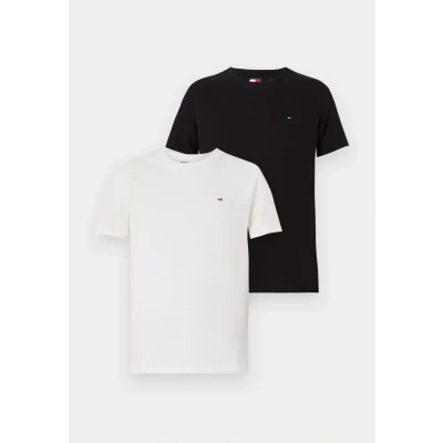 Abbildung von Tommy Jeans TEE 2 PACK Tshirt basic, Herren, Größe: 44, Black/ecru