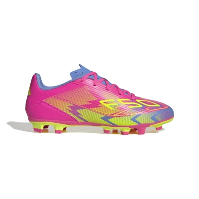 Abbildung von adidas Performance F50 CLUB Fußballschuh Nocken, Herren, Größe: 43 1/3, Lucid pink/lucid lemon/blue fusion Schuhe