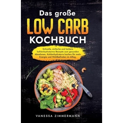 Abbildung von Das große Low Carb Kochbuch: Schnelle, einfache und leckere kohlenhydratarme Rezepte zum gesunden Abnehmen. Kohlenhydratarm kochen für mehr Energie Wohlbefinden im Alltag.