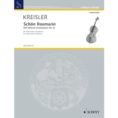 Abbildung von Schön Rosmarin: Alt Wiener Tanzweisen III. Nr. 12. Violine und Klavier. (Edition Schott)