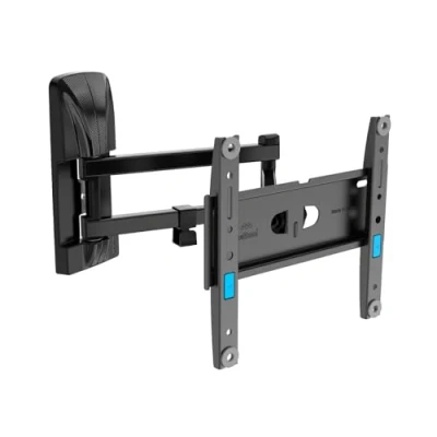 Abbildung von Meliconi SPACE SYSTEM FULLMOTION 200, Wandhalterung mit Arm und Doppeldrehung für Flachbildfernseher von 26&quot; bis 45&quot;, VESA 50 75 100 Tragfähigkeit 25 kg, Made in Italy, Schwarz