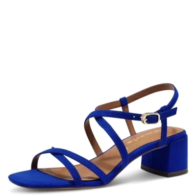 Abbildung von Tamaris Sandalette Damen Vegan Elegant blau,EU 39