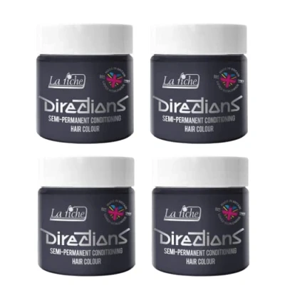 Abbildung von La Riche Directions Semipermanente Haarfarbe 100 ml Dose 4 Packung (Stormy Grey)