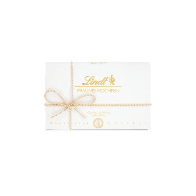 Abbildung von Lindt Schokolade Hochfein Pralinen Pralinés Schachtel mit 12 in 7 köstlichen Sorten und ohne Alkohol Pralinengeschenk Schokoladengeschenk ,120g (1er Pack)