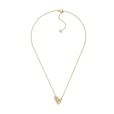 Abbildung von Skagen ANJA Hearts Halskette goldcoloured, Damen, Größe: One Size, Gold coloured