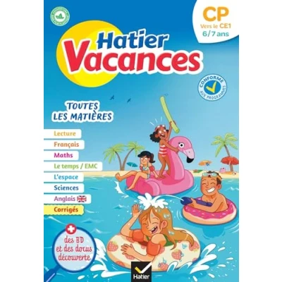 Abbildung von Hatier vacances Cahier de 2024 du CP vers le CE1 6/7 ans: pour réviser son année dans toutes les matières