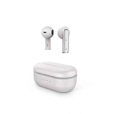 Abbildung von Energy Sistem Earphones True Wireless Style 4 Cream (Kopfhörer zum kabellosen Musikgenuss Kompaktes und ergonomisches Design Charging case Kompatibel mit der ESmart Connect App) Weiß