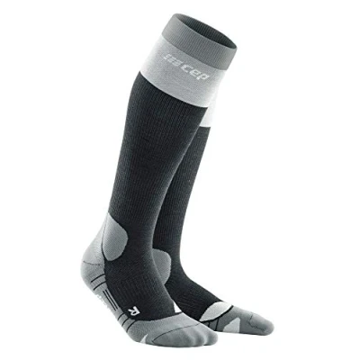 Abbildung von CEP Compression Merino Hiking TALL MADE IN Germany Kniestrümpfe, Damen, Größe: Small, Stonegrey grey