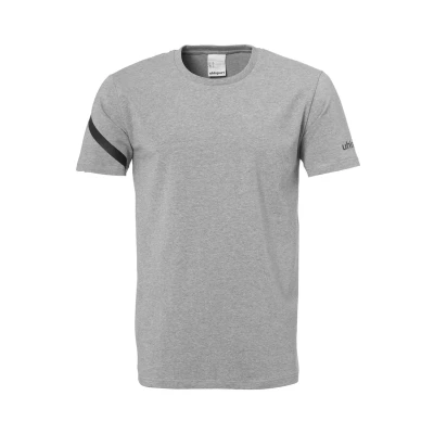 Abbildung von uhlsport Essential PRO Tshirt print für Kinder, Größe: 164, Dark grau melange