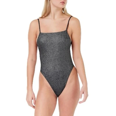 Abbildung von Calvin Klein Swimwear ONE Piece Square Neckline Badeanzug, Damen, Größe: Medium, Black