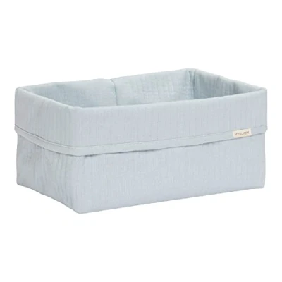 Abbildung von Little Dutch TE30542004 Wickeltischkörbchen groß Pure soft blau (25x15x15 cm)
