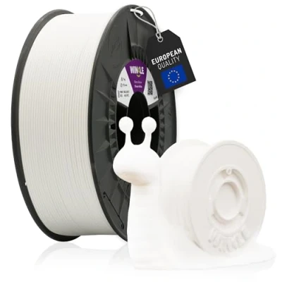Abbildung von Winkle Pla Filament 1,75 mm Filamentdruck 3D Drucker Farbe Weiß Gletscher Spule 1000 g