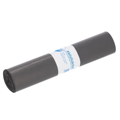 Abbildung von Abfallsäcke aus Recycling LDPE/LLDPE 120 l, grau, 25 Stück/Rolle
