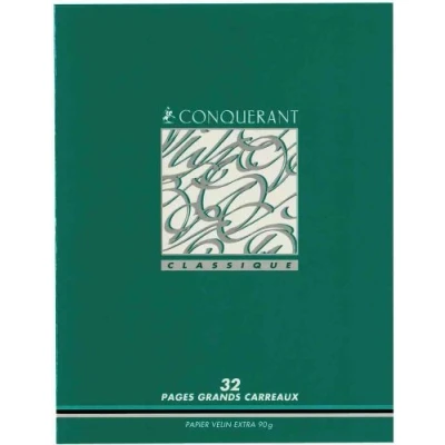Abbildung von Cahiers Conquerant 32p 17x22cm (couleur aleatoire)