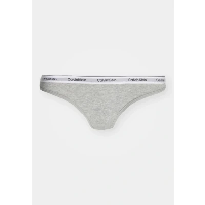 Abbildung von Calvin Klein Underwear Thong String, Damen, Größe: XXL, Grey heather