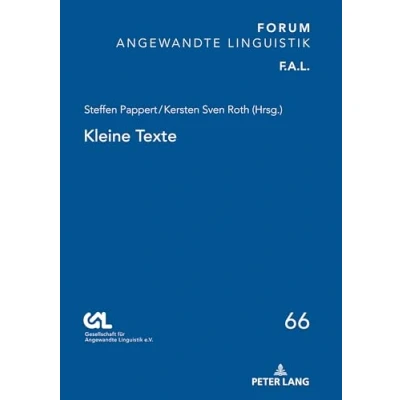 Abbildung von Kleine Texte (FORUM ANGEWANDTE LINGUISTIK F.A.L., Band 66)