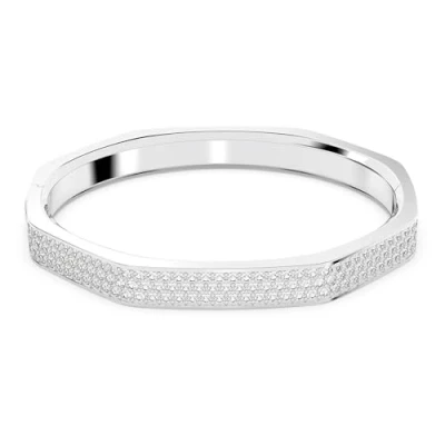 Abbildung von Swarovski Dextera Octagon PAVÉ Armband, Damen, Größe: Medium, Silver tone