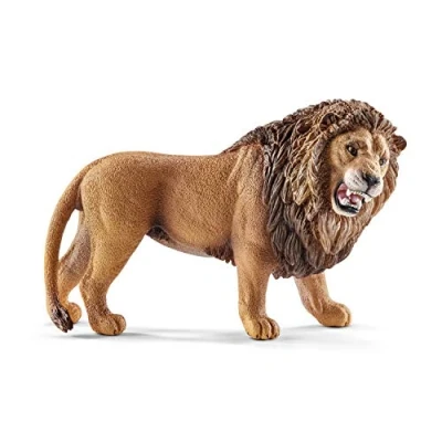 Abbildung von schleich WILD LIFE Löwe brüllend 14726 detailgetreue Tierfiguren Zoo Spielzeug tolles Geschenk für Jungen und Mädchen Deko Geburtstag Spielfigur ab 3 Jahren 11 x 5 7 cm