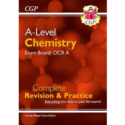 Abbildung von A Level Chemistry: OCR Year 1 &amp; 2 Complete Revision Practice with Online Edition (CGP Chemistry)
