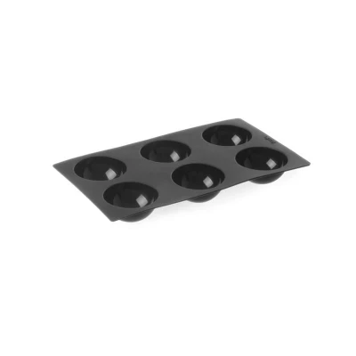 Abbildung von HENDI Silikonform für Halbkugeln &oslash; 7 x 3 cm Antihaft 60 &deg;C bis +260 max. 6 kg, Backform aus Silikon