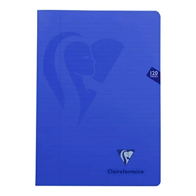 Abbildung von Clairefontaine 303525C Packung mit 10 Heften Mimesys DIN A4 60 Blatt liniert Rand, 90g, farbig sortiert, 1 Pack