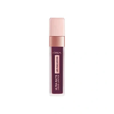 Abbildung von L&#039;Oréal Les Macarons Ultra Matte Liquid Lipstick 830 Blackcurrant Crush