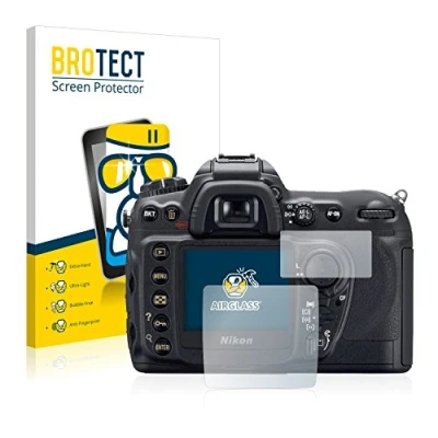 Abbildung von BROTECT Schutzglas für Nikon D200 Schutzfolie Panzer Folie Glas [Extrem Kratzfest 9H, Anti Fingerprint, Ultra Transparent]