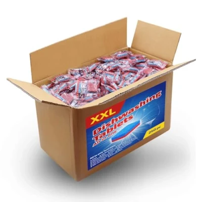 Abbildung von vidaXL Spülmaschinentabs 12in1 250 STK., Geschirrspültabs Starke Reinigungskraft, Spülmaschinen gegen Schmutz und Fett im Inneren der Spülmaschine, Maschinenpfleger Tabs, 4,5kg