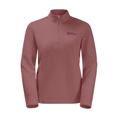 Abbildung von Jack Wolfskin Taunus HALF ZIP W Fleecepullover, Damen, Größe: Medium, Mineral red